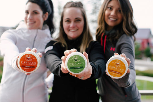 5 things you need to know before you buy your next sugar scrub for women's dry, eczema and anti-aging skin naturally by pure and coco