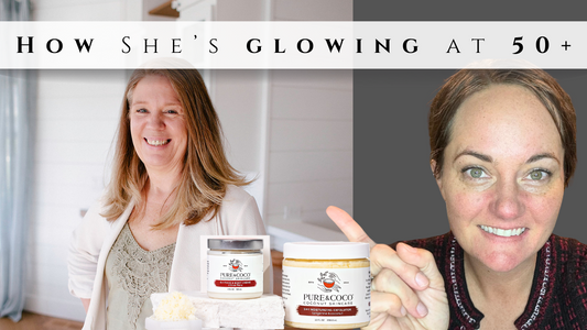 Customer Testimonial: How to Use Coconut Oil Skincare 🥥 Women 40-50+