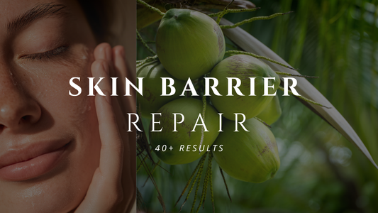 Organic virgin coconut oil for skin barrier repair and hydration results in women over 40 using natural skincare for dry, mature skin_Pure and Coco