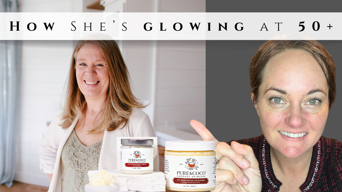 Customer Testimonial: How to Use Coconut Oil Skincare 🥥 Women 40-50+