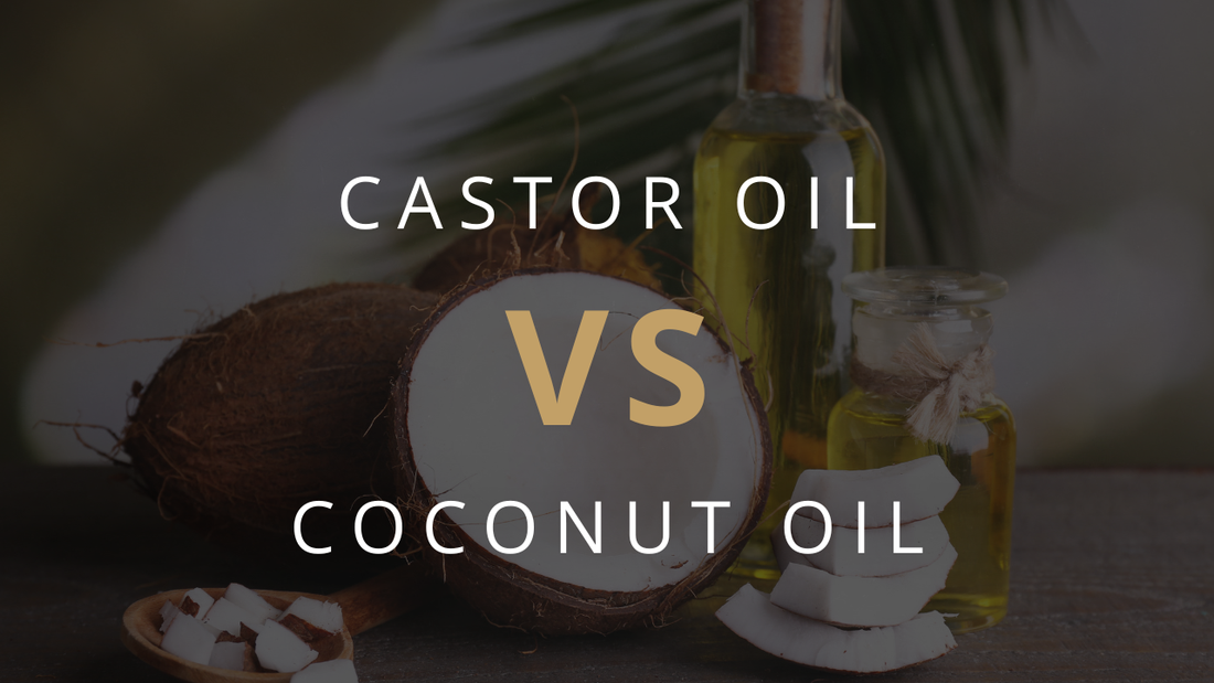 Castor oil vs coconut oil for mature skin — research-backed hydration study by Pure & Coco shows 148% moisture increase for dry, sensitive, and aging skin.