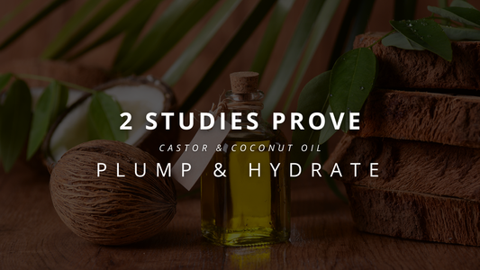 Castor oil and coconut oil clinical studies show 148% skin hydration and barrier repair for women over 40 during winter | Pure & Coco