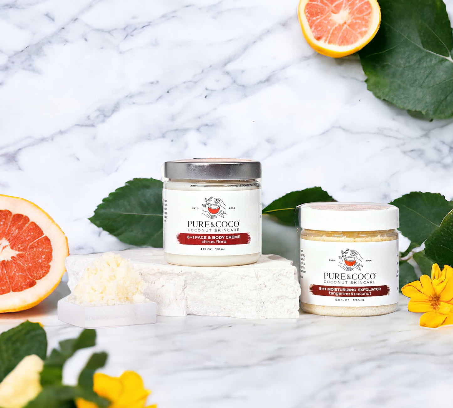 Citrus Oasis Blooms Dry + Eczema Skin Set