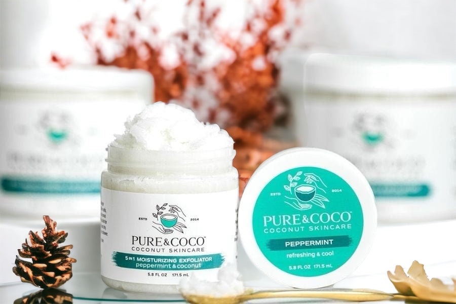 Peppermint & Coconut Moisturizing Exfoliators