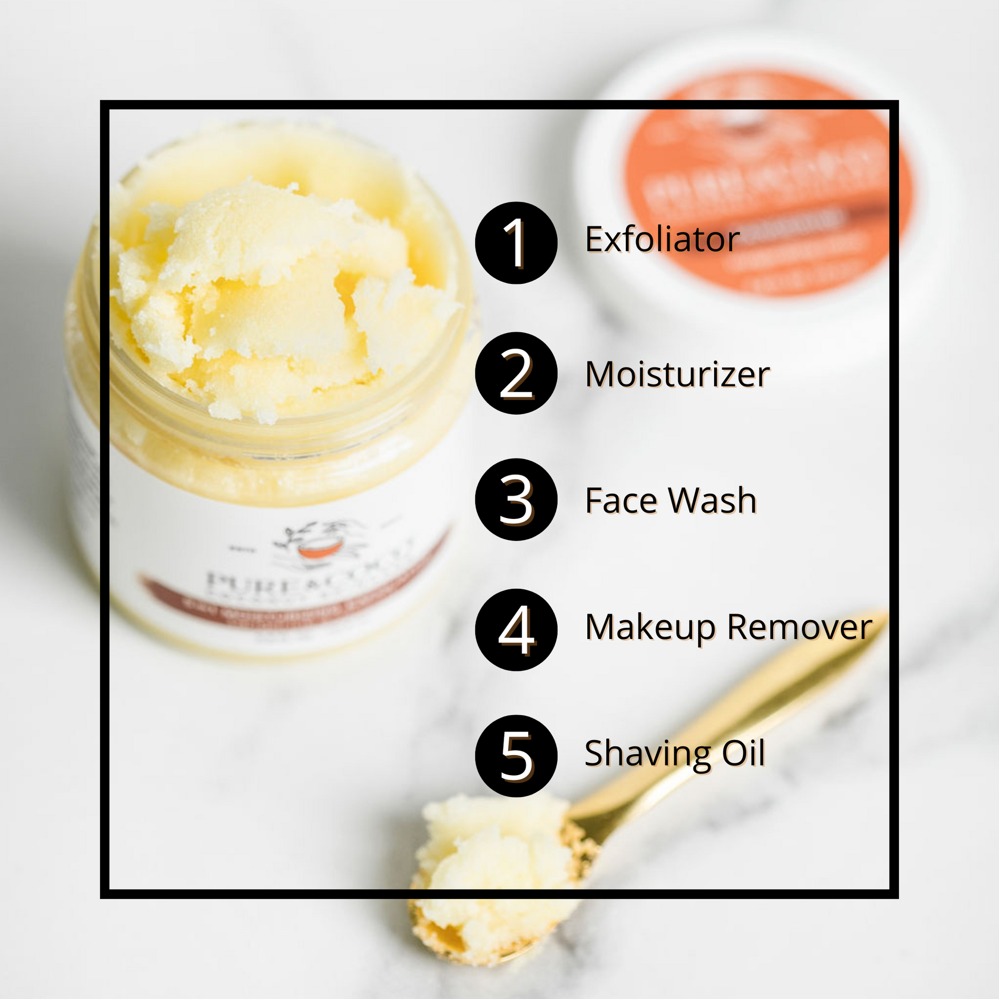 tangerine_and_coconut_oil_sugar_scrubs_5_in_1_uses_for_exfoliation_moisturizing_face_wash_makeup_remover_and_shaving_oil_pure_and_coco